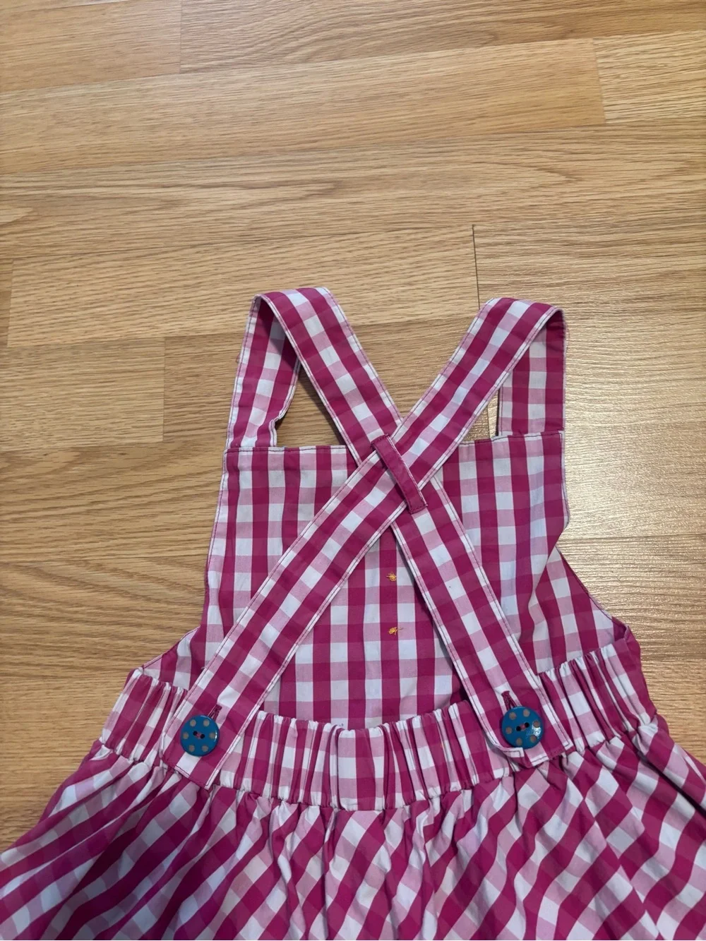 “Wildflower” pinafore dress with matching shirt size 6 in great condition